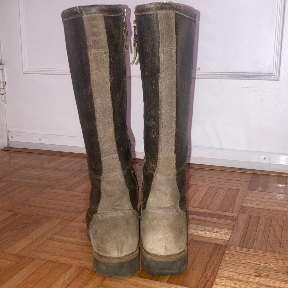 Timberland Brown Lace-Up Women's Boots 39 - Picture 2 of 5